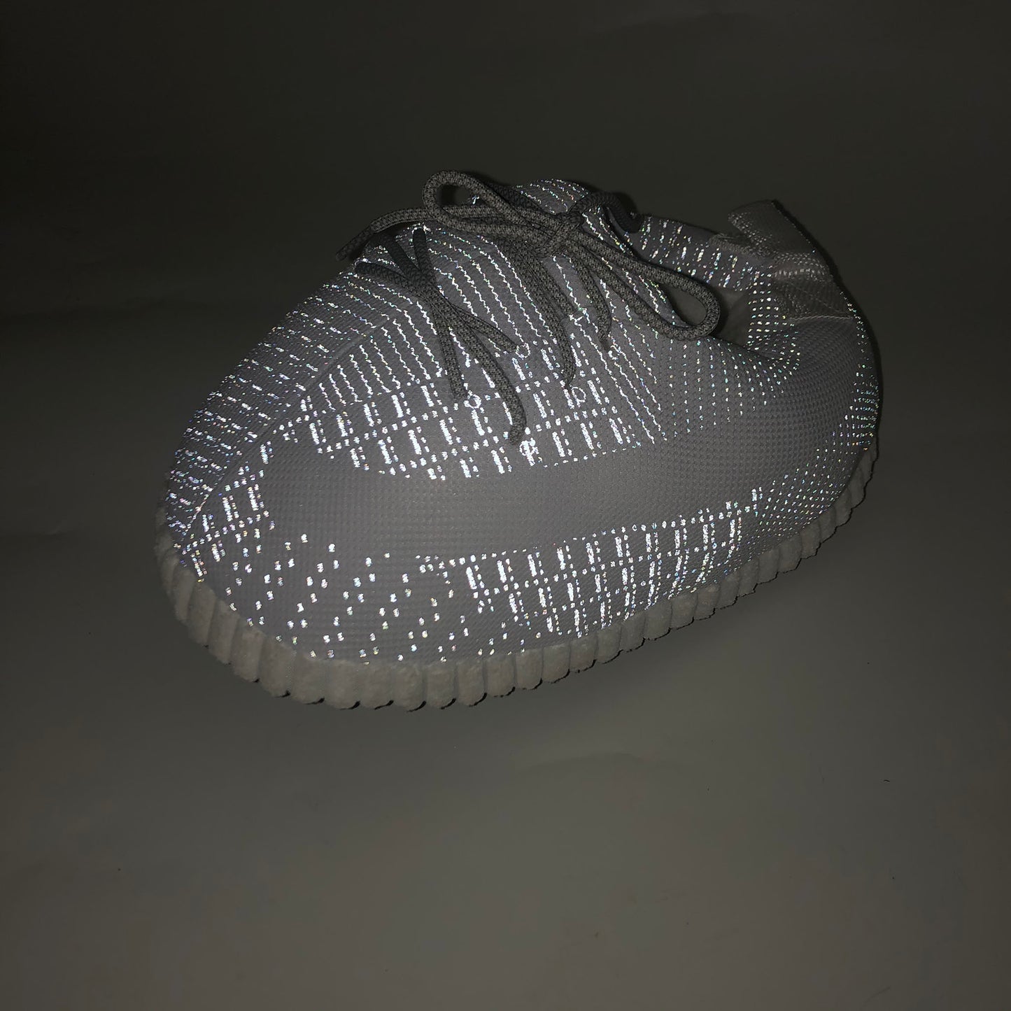 Yeezy - White 'Reflective' Sneaker Slippers